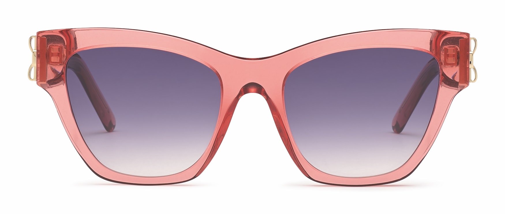 Pinke Sonnenbrille von Salvatore Ferragamo