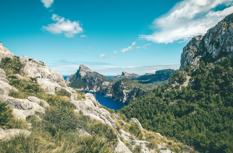 Wandern in den Bergen von Mallorca