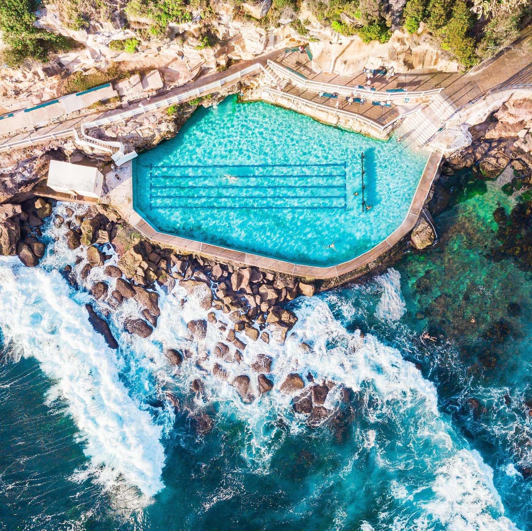 Pool in Boni Beach in Sydney