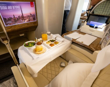 Emirates Business Class im A380