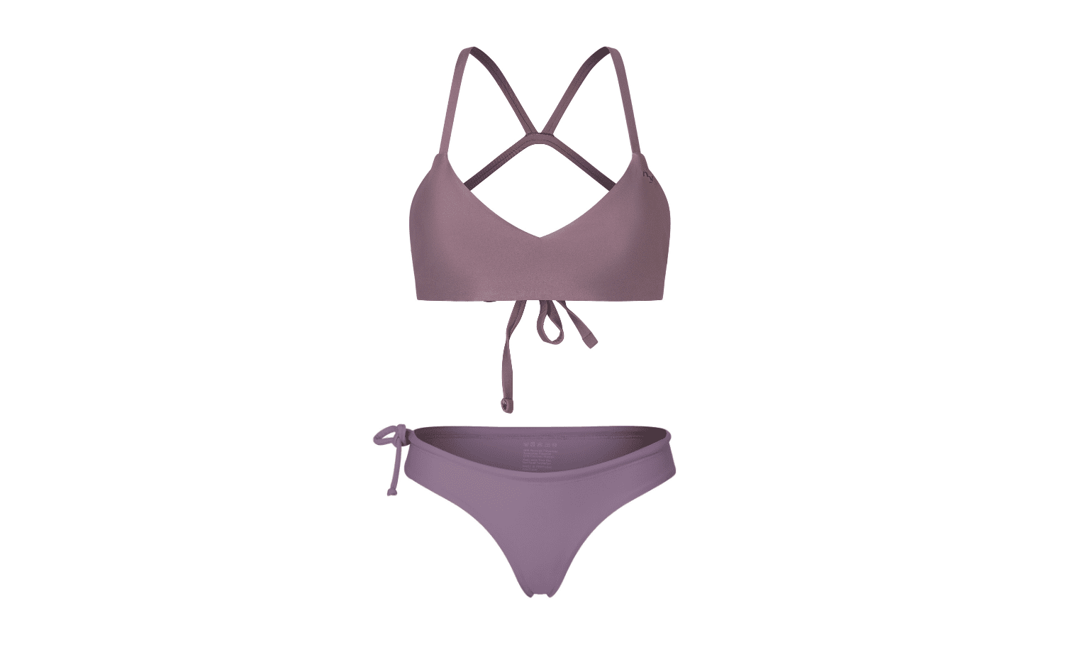 Bademode für Frauen_ Bikini zum Schnüren von Oysurf in Lavender