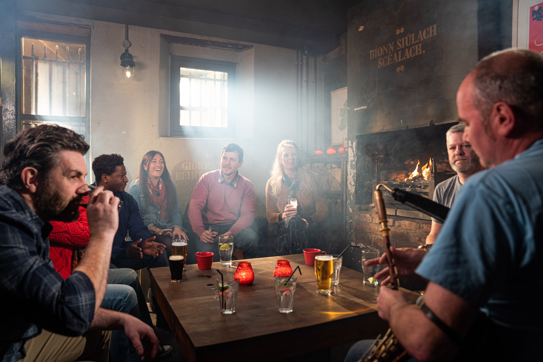 Musik und Bier im Irish Pub
