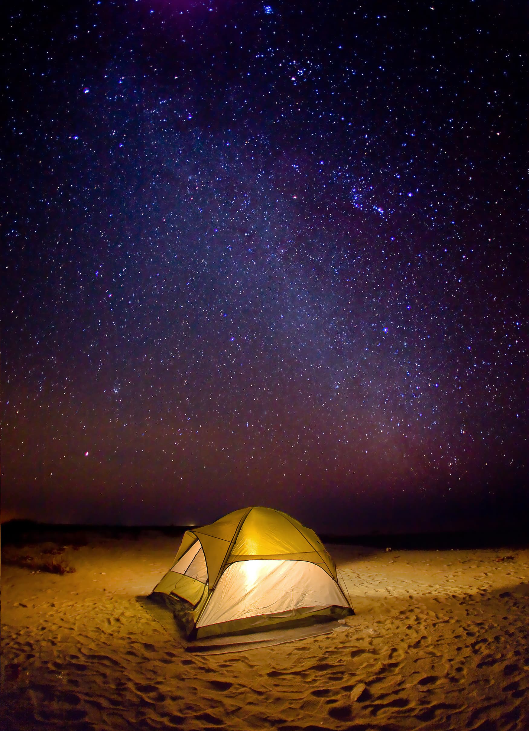 Übernachtung in der Wüste im Oman