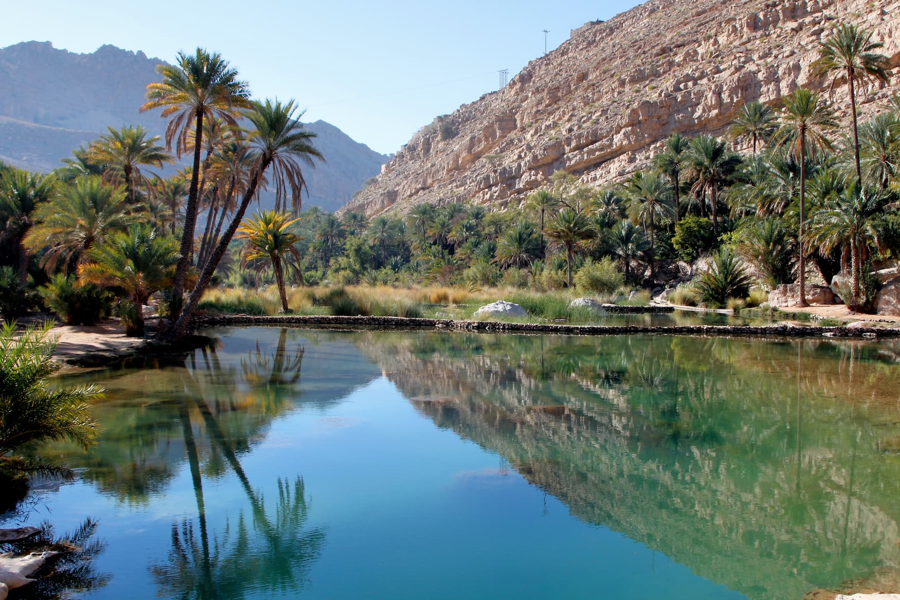 Wadi Bani Khalid in Oman