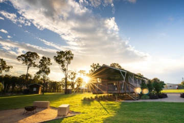 Übernachtungshaus auf der Splitters Farm in Queensland