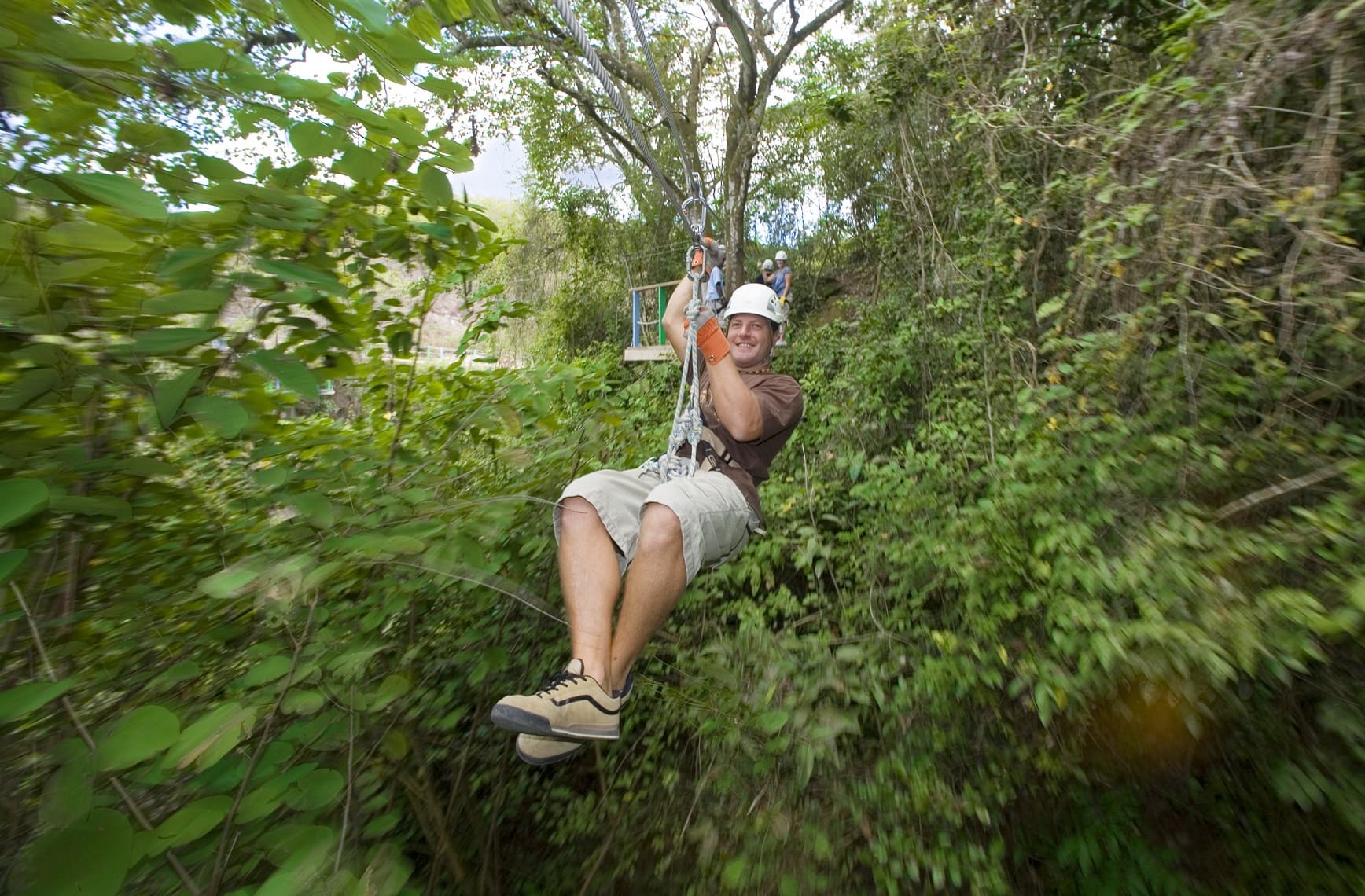 Rain Forest Canopy Tour auf Antigua 