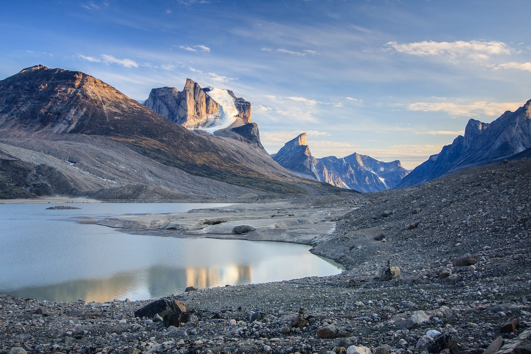 Berg Thor in einem Nationalpark in der kanadischen Arktis