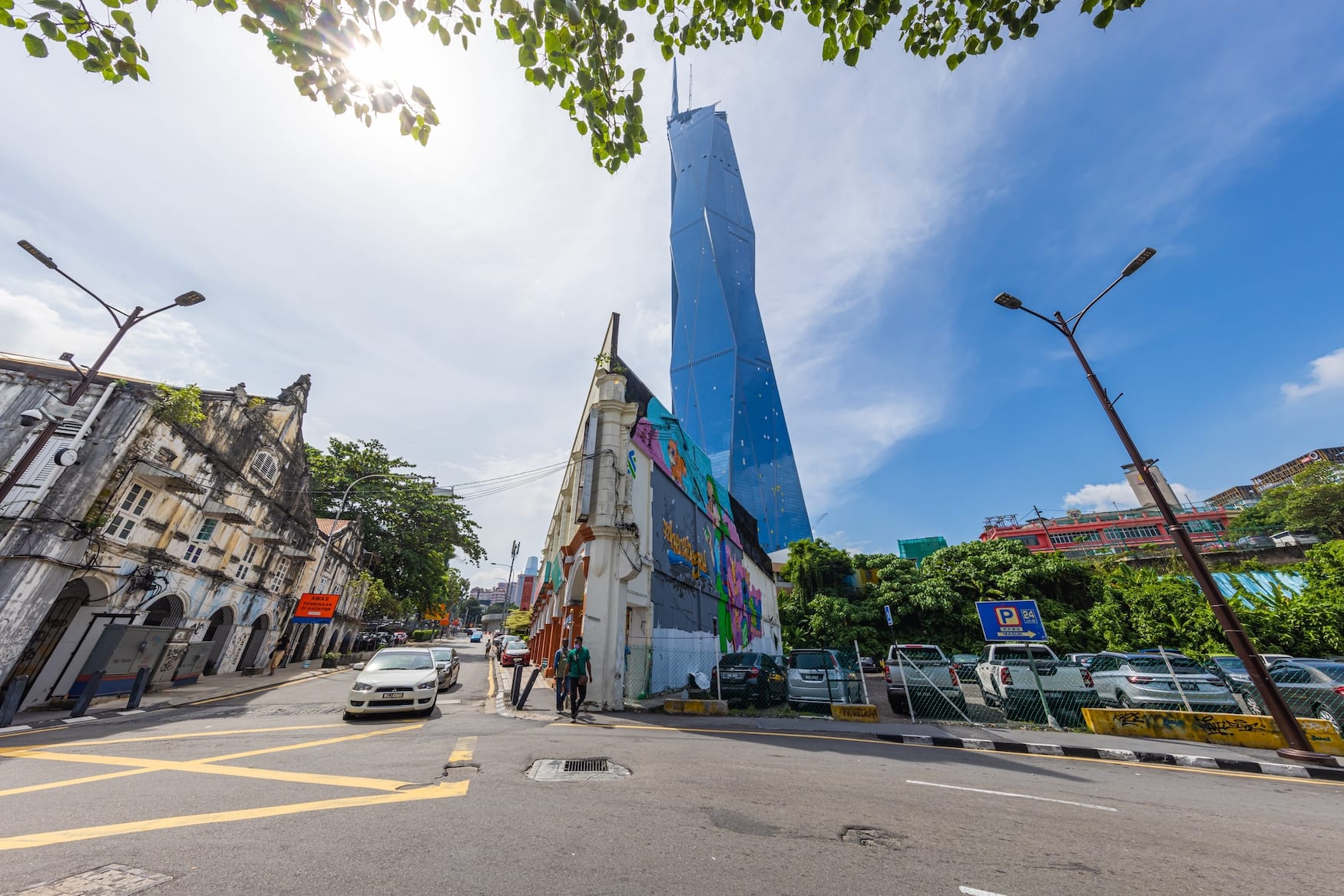 Merdeka 118, das zweitgrößte Gebäude der Welt, in Kuala Lumpur