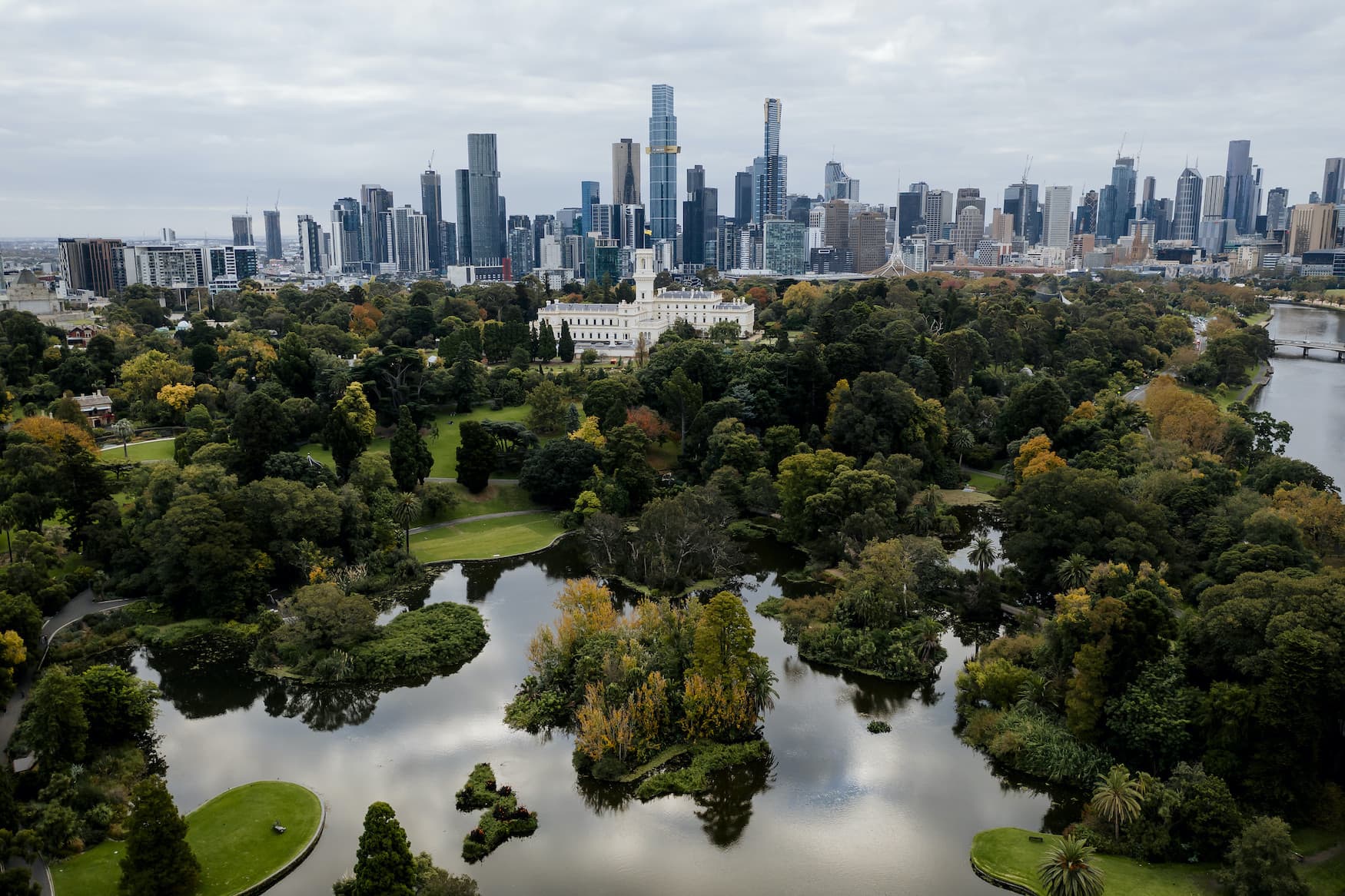 Royal Botanic Garden in Melbourne