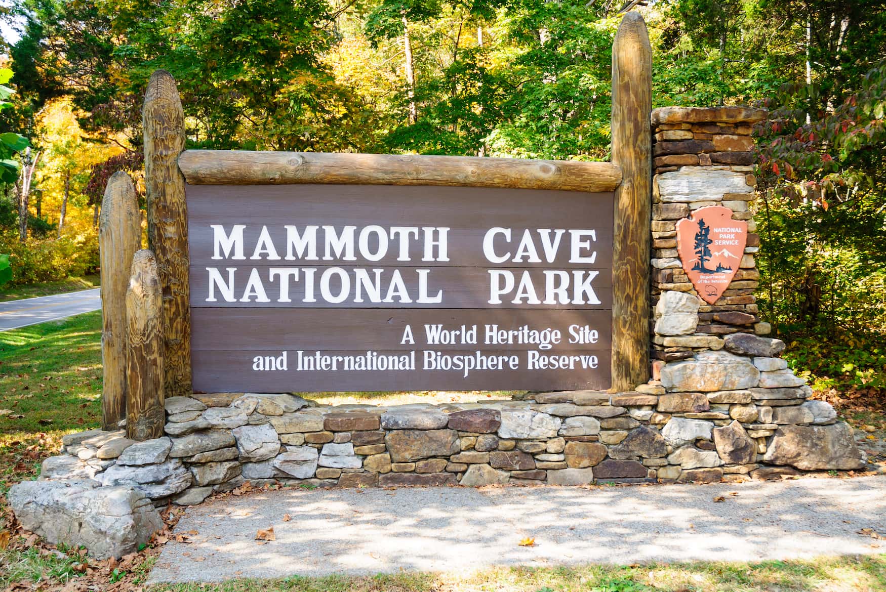 Eingangsschild zur Mammoth Cave
