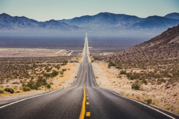 Landstraße in Nevada