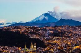 Panoramablick auf Quito