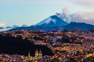Panoramablick auf Quito