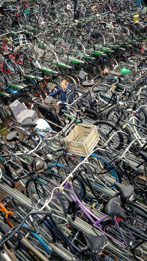 Fahrräder in den Niederlanden