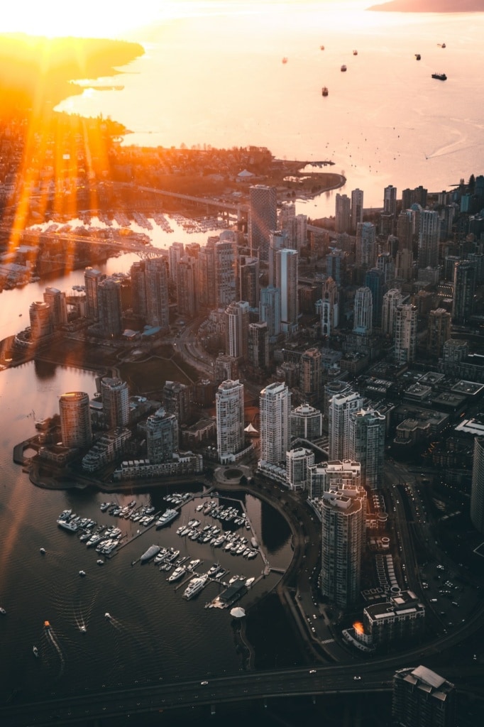 Vancouver von oben