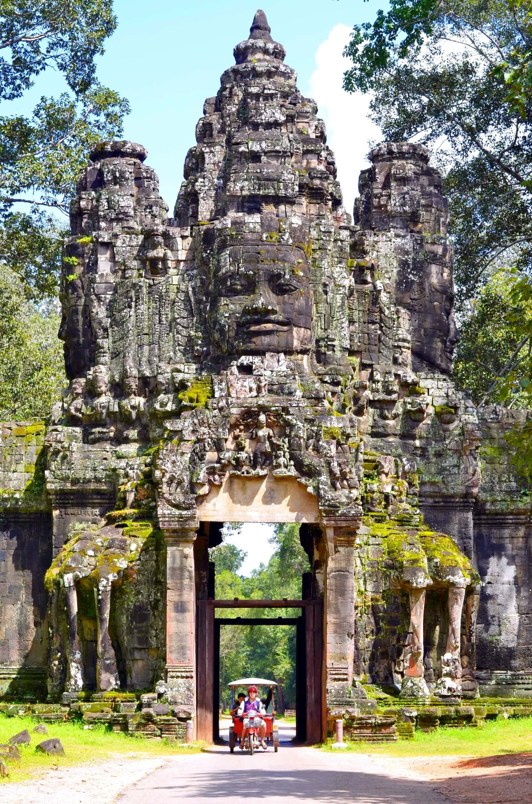 Angkor Wat in Kambodscha, eine der beliebtesten Sehenswürdigkeiten