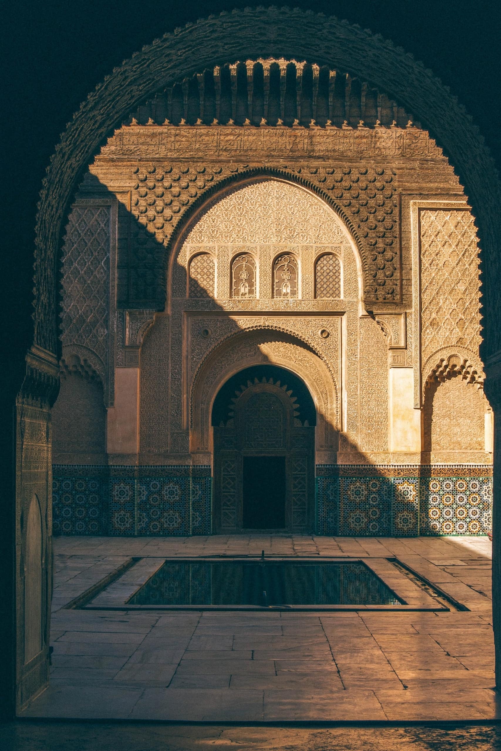 Marrakesch im Winter: weniger los im Palast