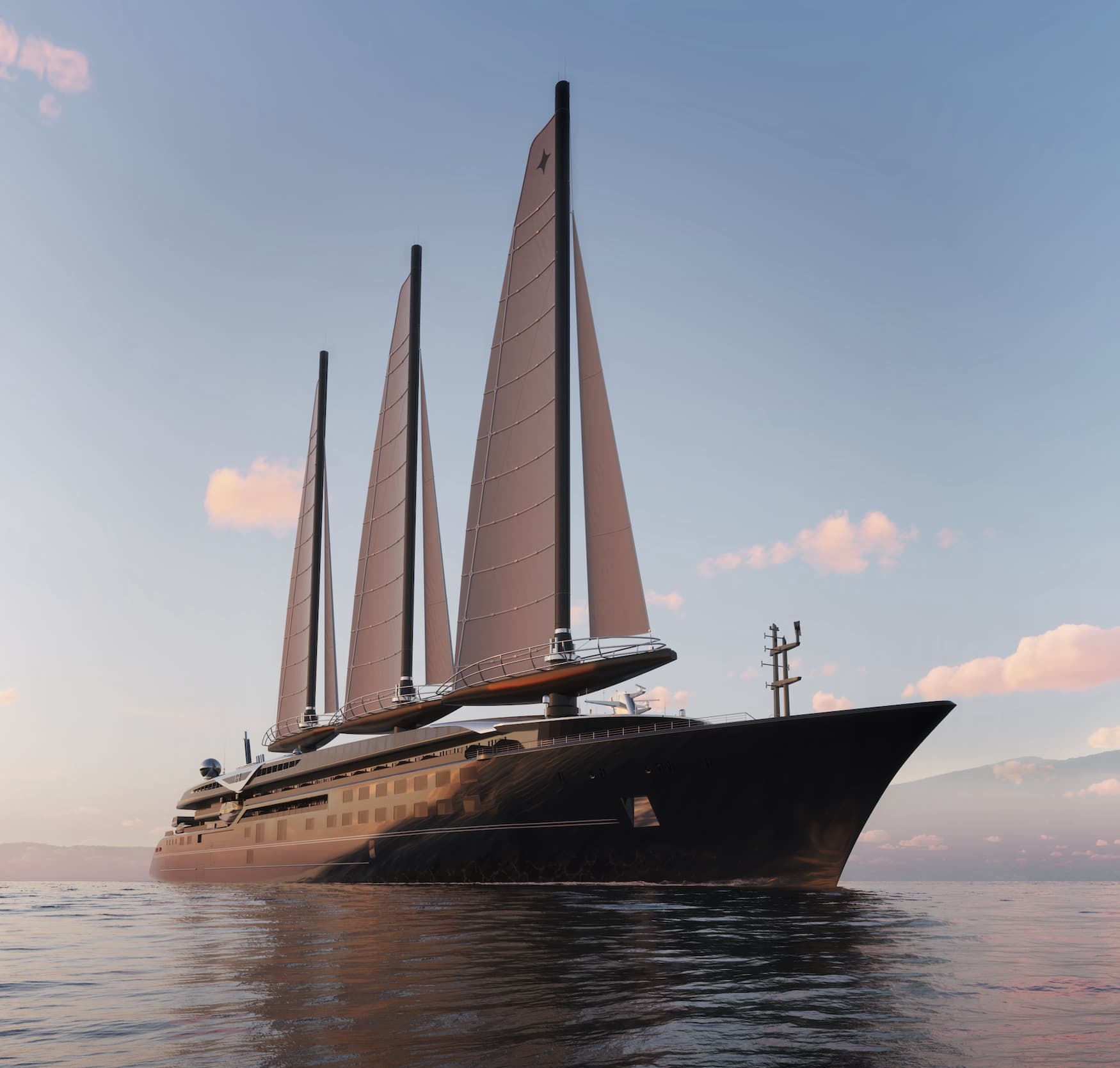 Orient Express Silenseas, das größte Segelschiff der Welt