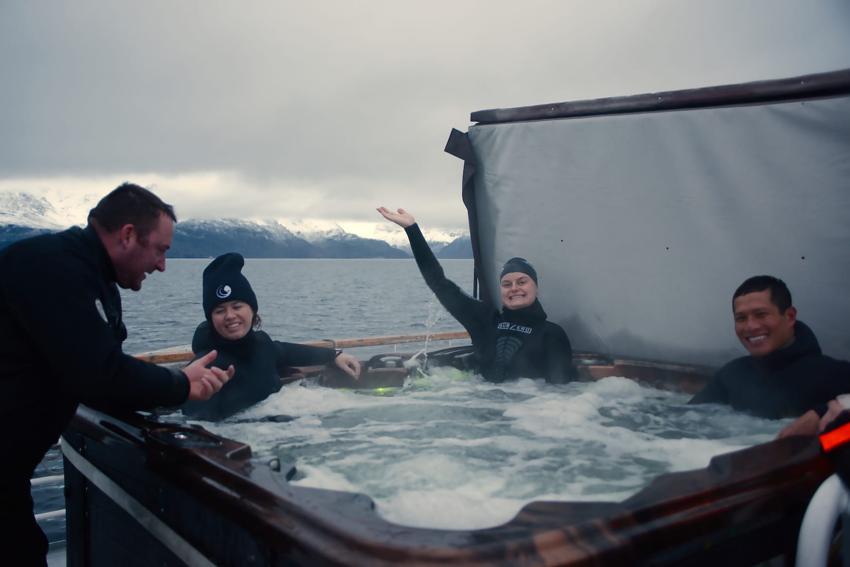 zu Besuch auf einem Expeditionsschiff in Norwegen