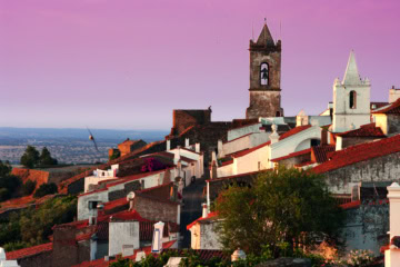 Monsaraz, ein Dorf im Alentejo in Portugal.