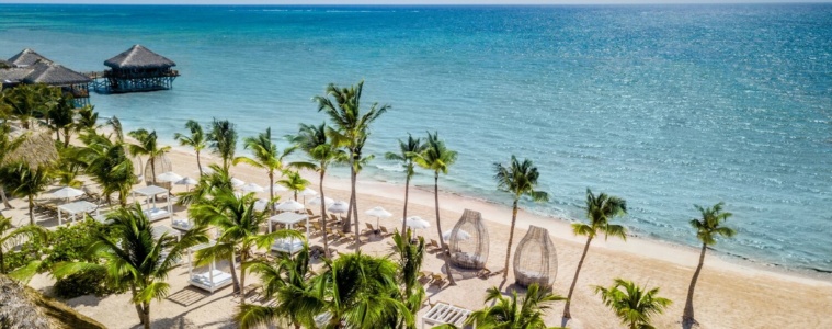 Strand im Sanctuary Cap Cana in der Dominikanischen Republik