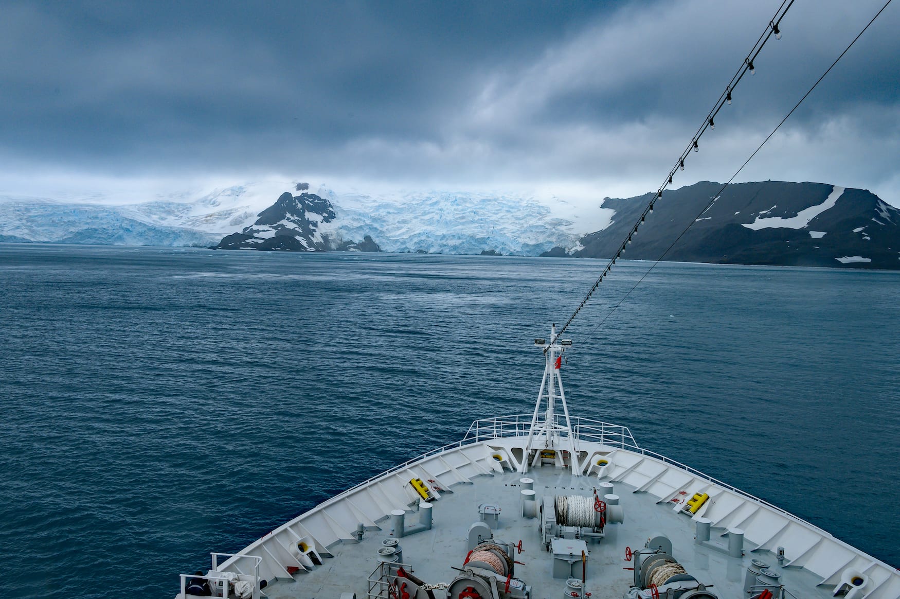 unterwegs auf der MS Hamburg in die Antarktis