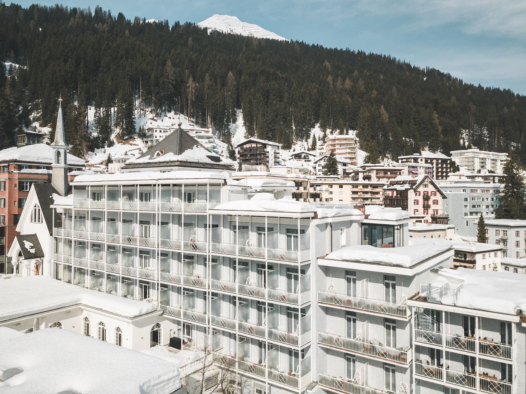 Exterior des Hard Rock Hotel Davos