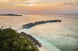 das Le Meridien Malediven von oben