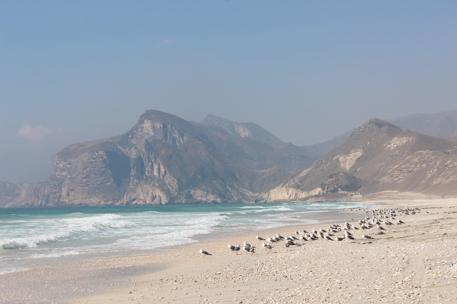 Strand bei Salala in Oman