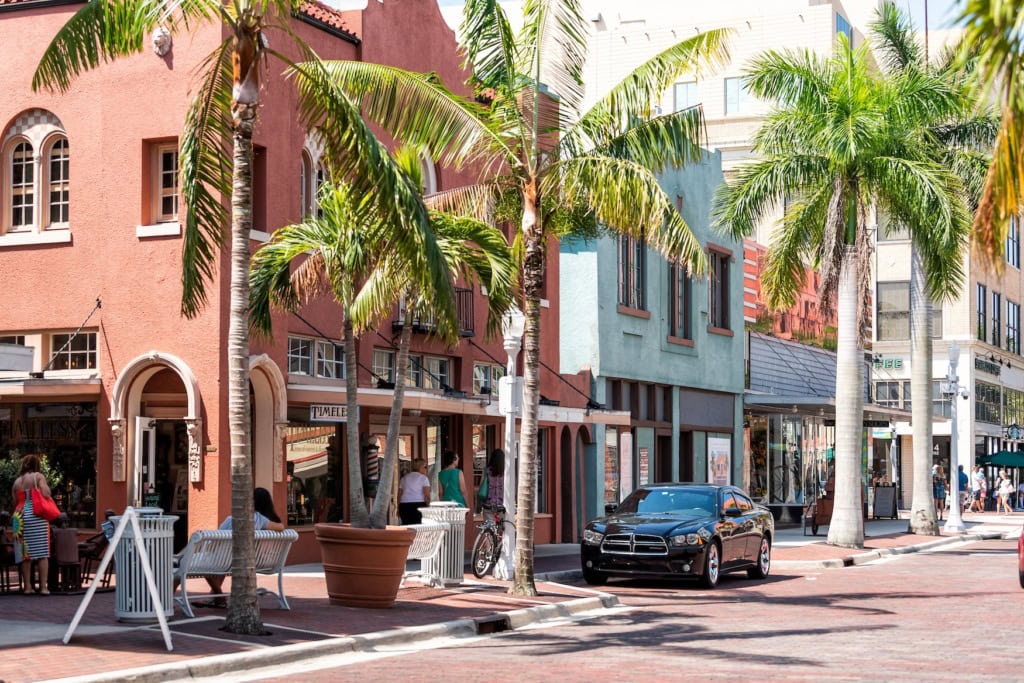 Das Zentrum von Fort Myers.