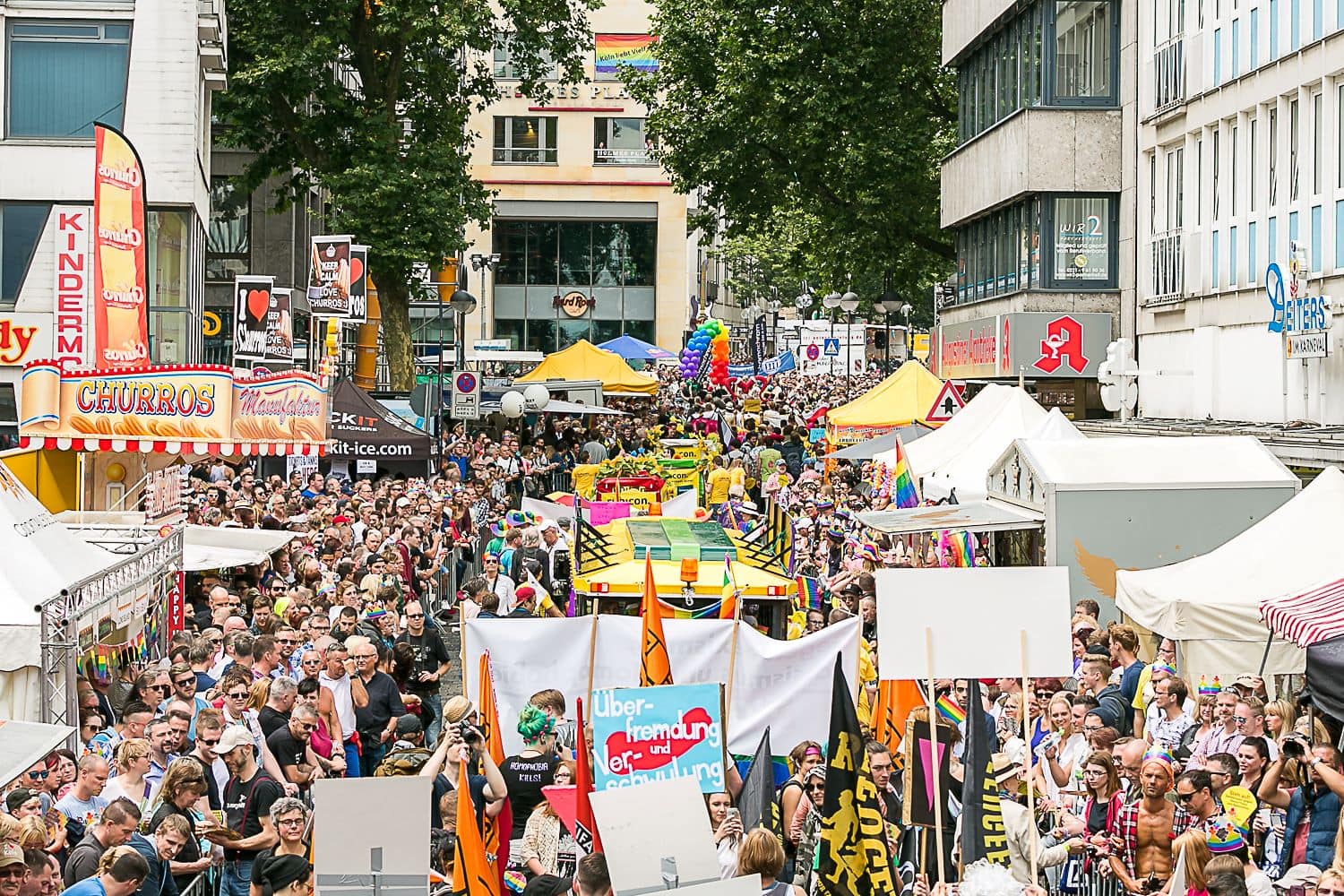 CSD-Parade in der Kölner Innenstadt 