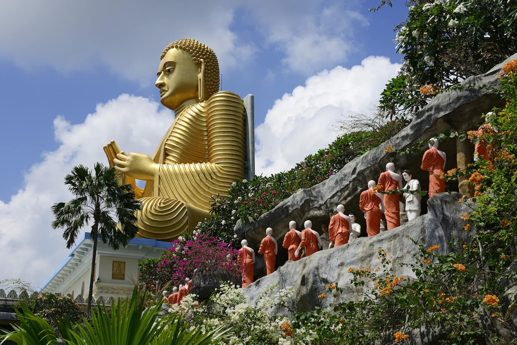 Goldener Tempel von Dambulla, Sri Lanka, Asien