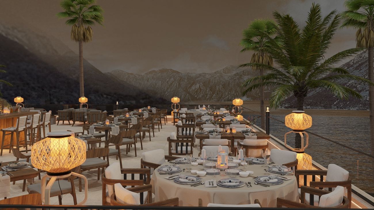 Restaurant Terrasse Hyatt Regency Kotor Bay Resort Montenegro 