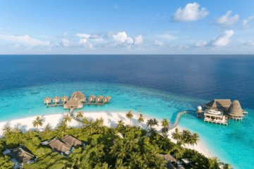 Resort-Insel auf den Malediven