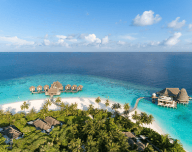 Resort-Insel auf den Malediven