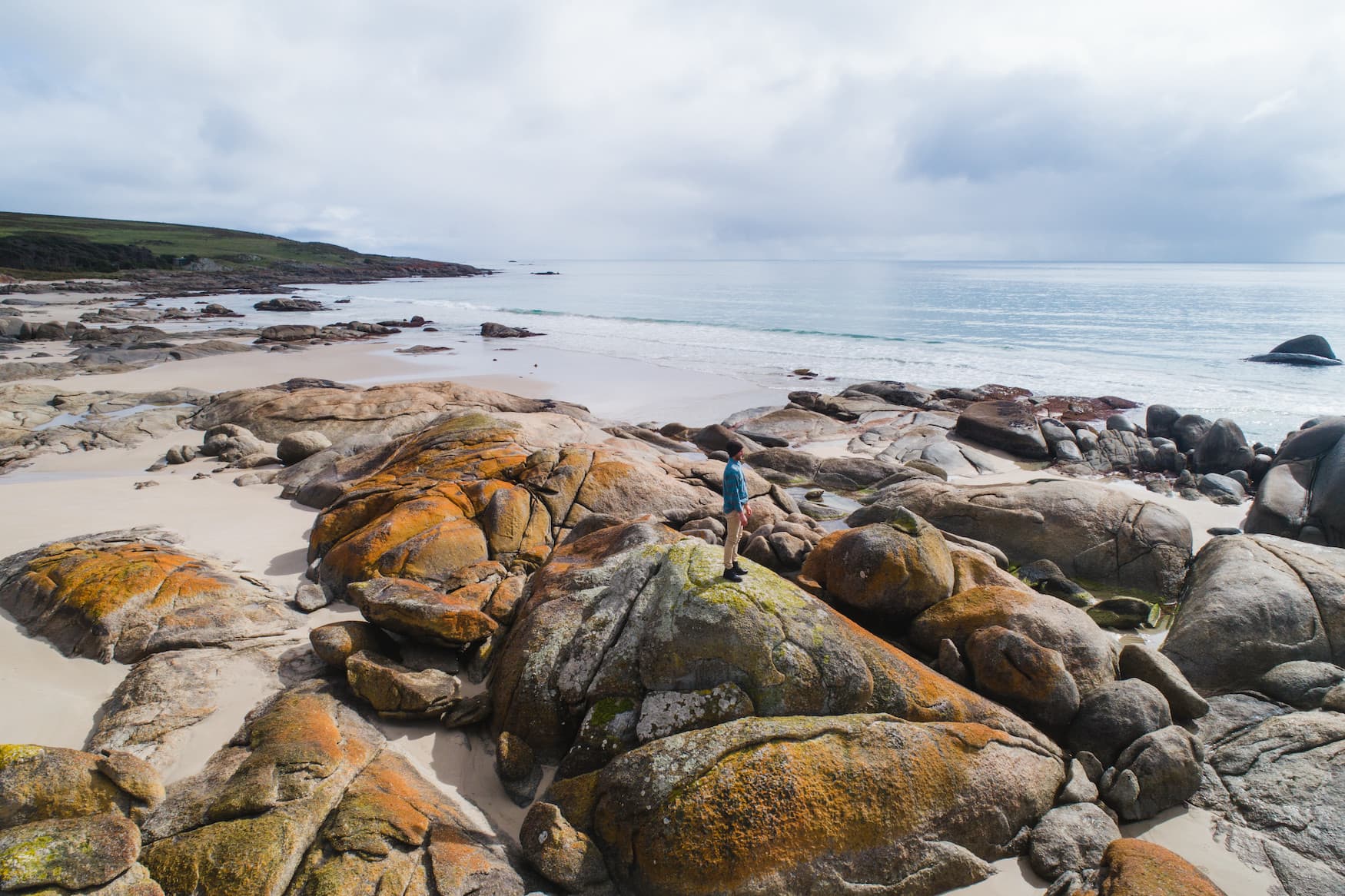 Tasmanian Inseln: Lavinia Beach auf King Island