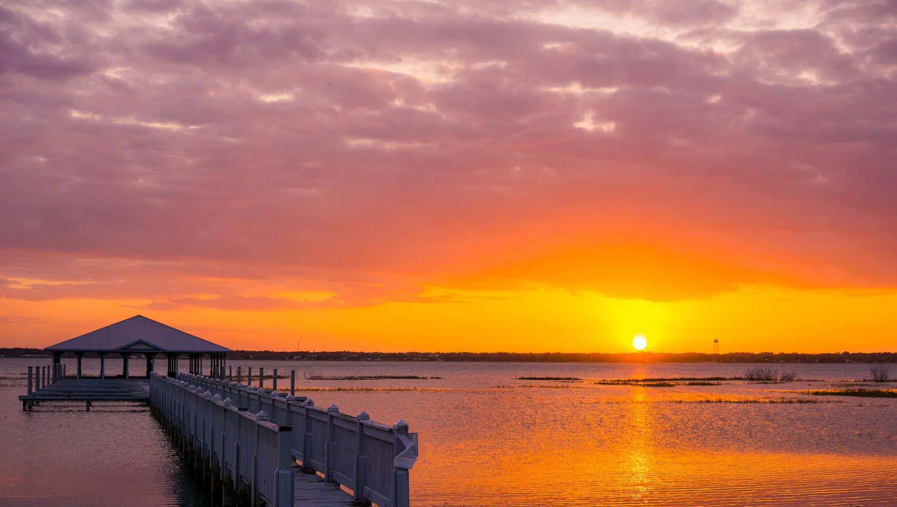 Sonnenuntergang am Lake Sebring