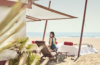 am Strand in Lido