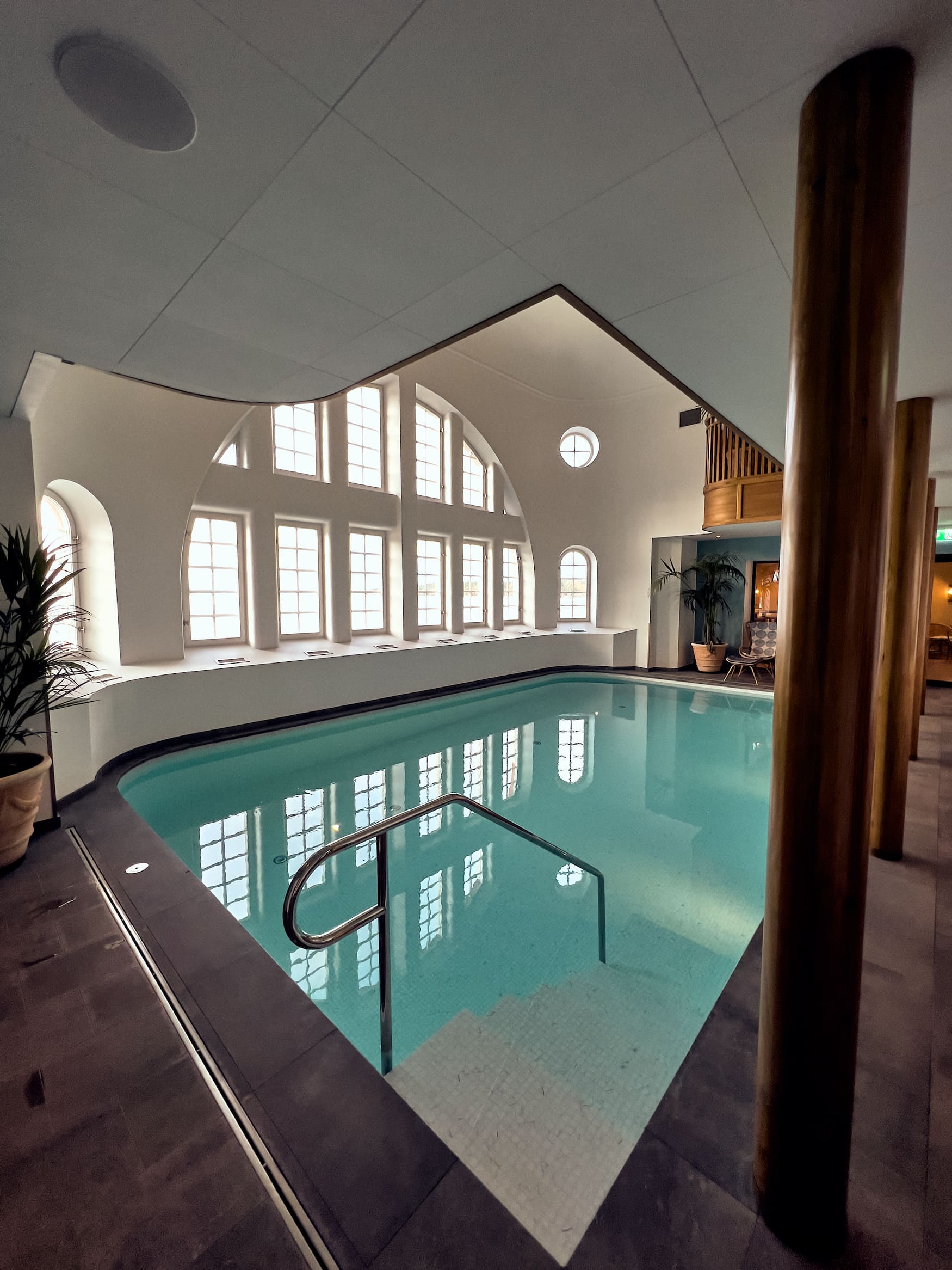 Pool im alten Badehaus in Västervik in Schweden