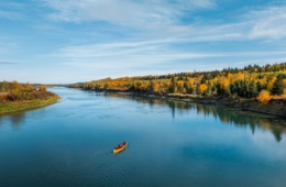 Alberta in Kanada in voller Herbstpracht