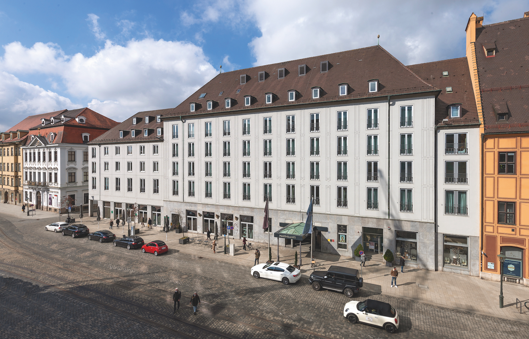 Aussenansicht des Hotel Maximilian's