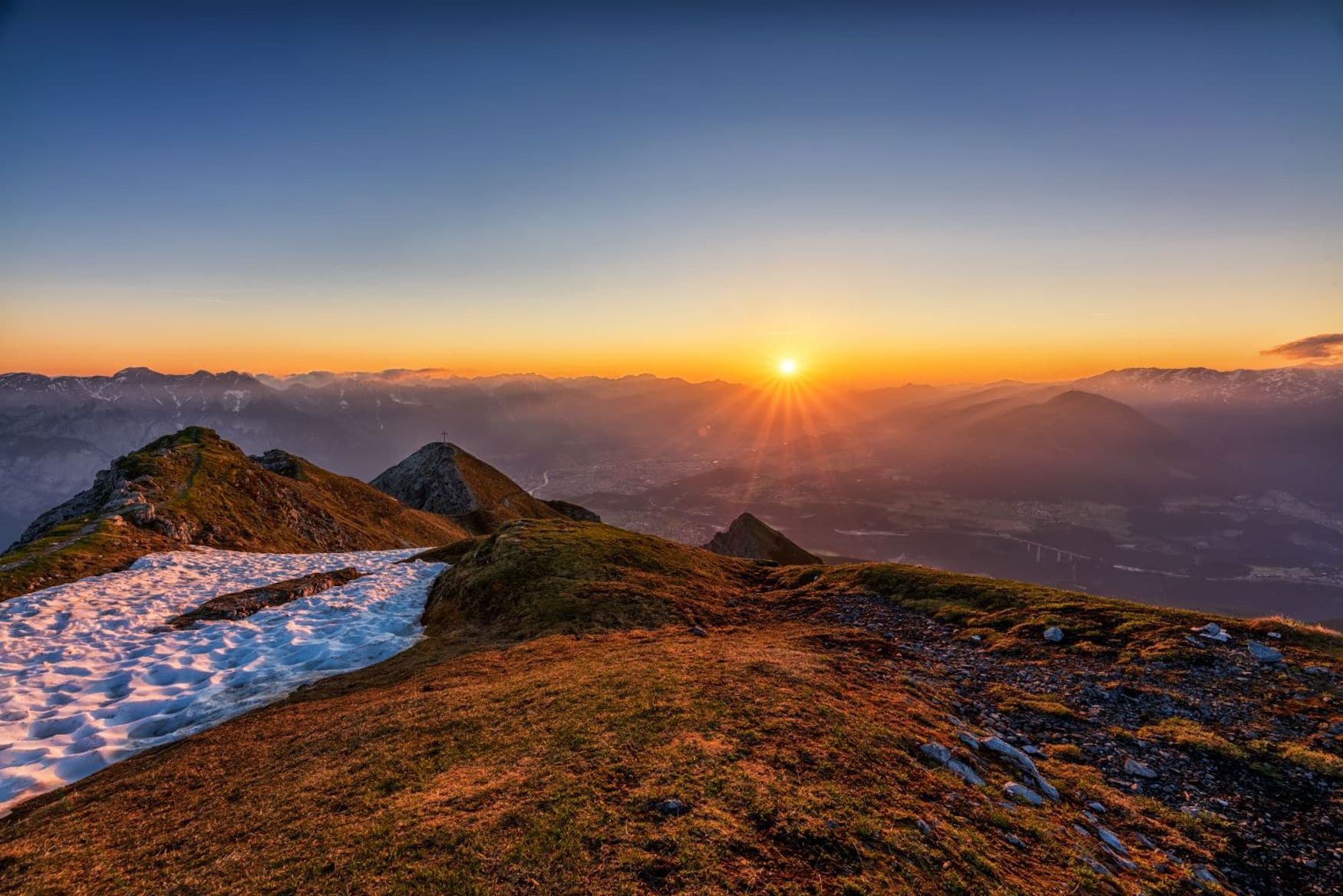 Innsbruck Herbstwanderungen: Sonnenaufgang auf der Nockspitze