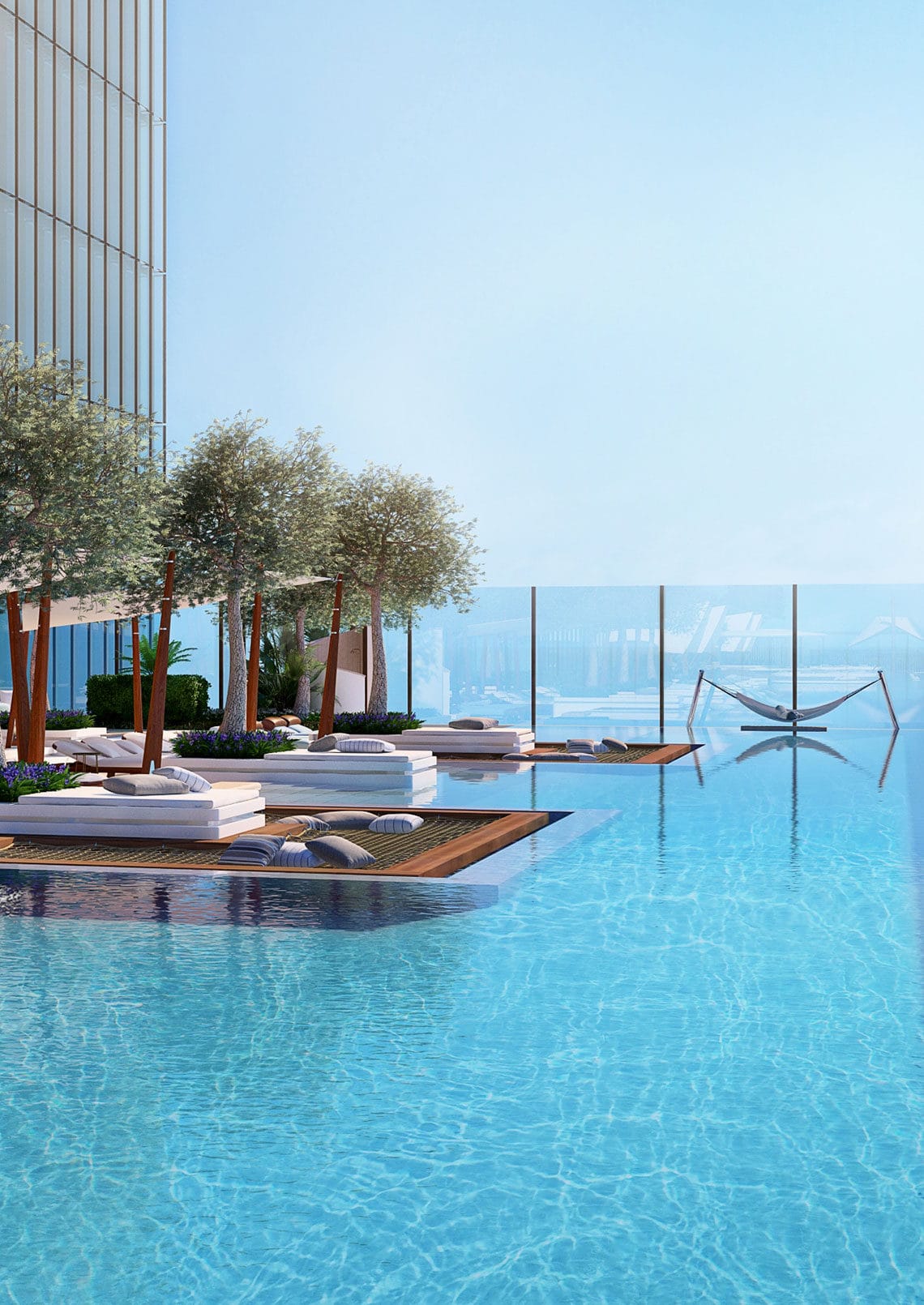Infinity Pool One&Only Resort Za'abeel Dubai 