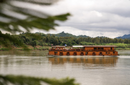 Flusskreuzfahrt auf dem Mekong in Laos