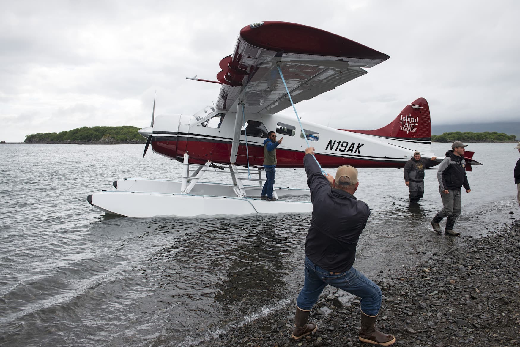 Wasserflugzeug in Alaska