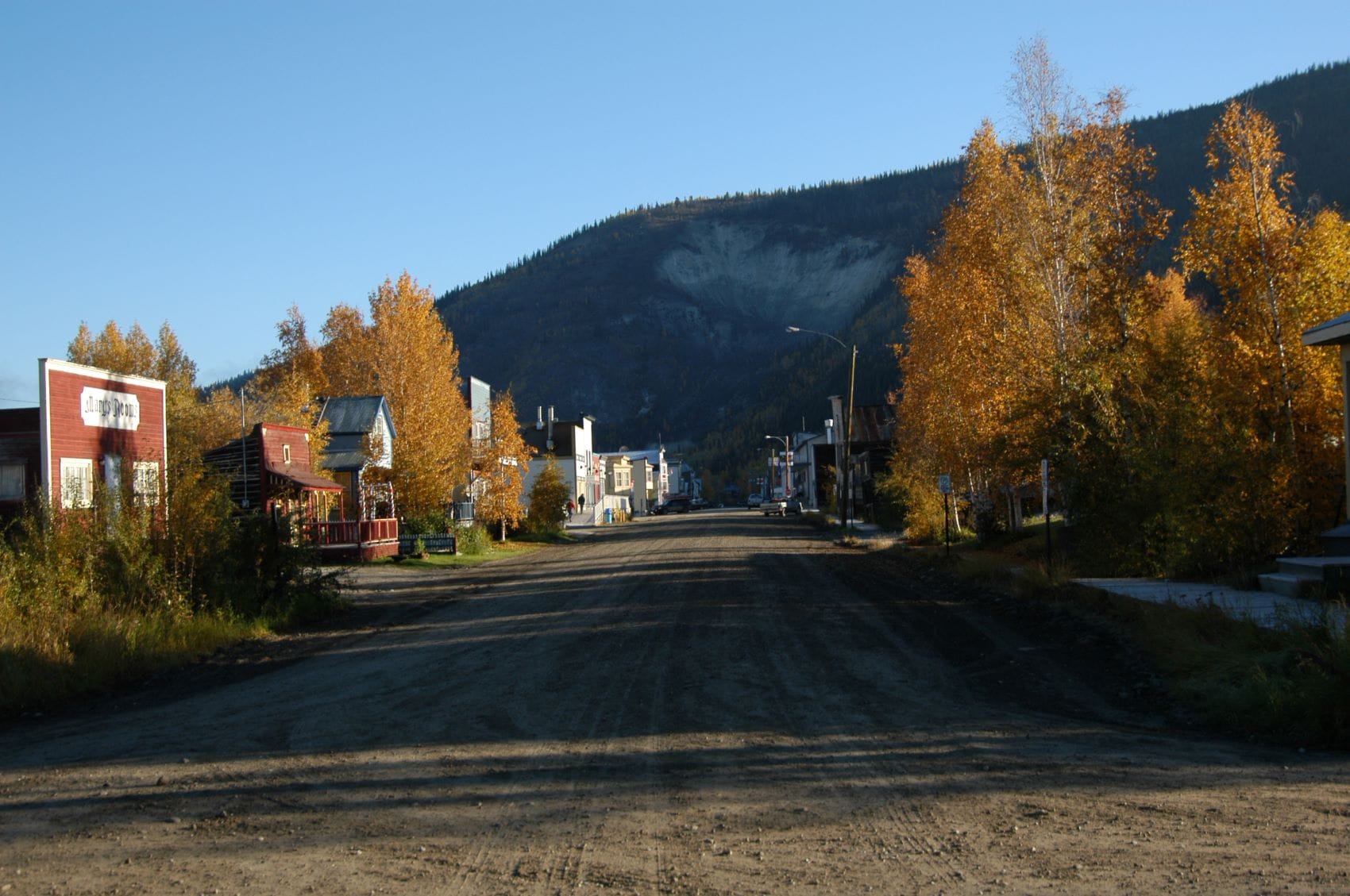 Third Avenue in Dawson City, Yukon 