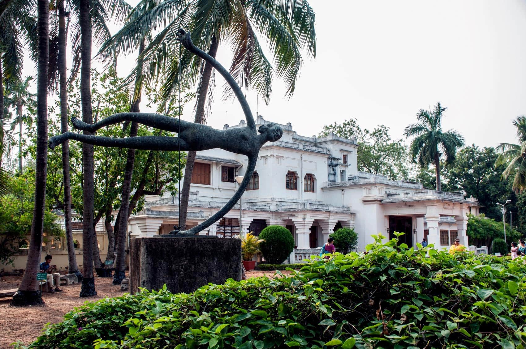 Udyana-Gebäude, Santiniketan, West Bengal, Indien 