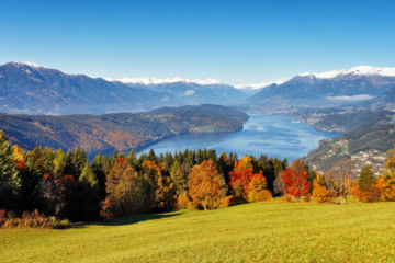 Ein sonniger Herbsttag in Kärnten.