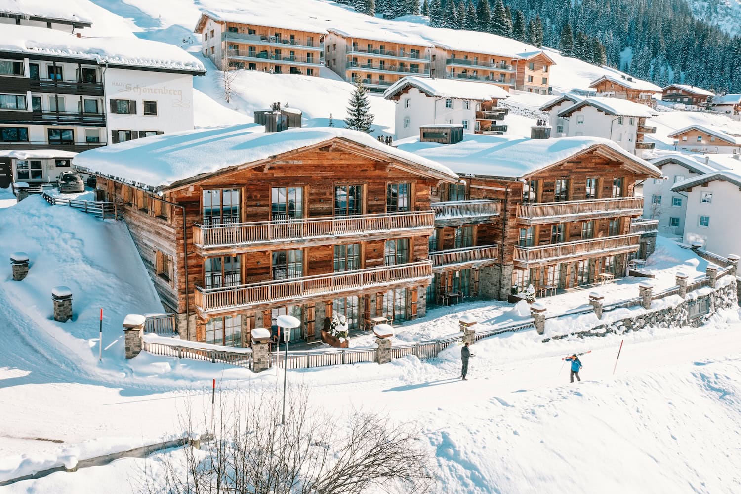 Severin's Alpine Retreat in Leach im Schnee