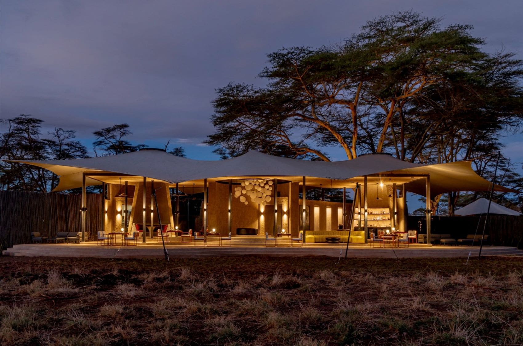 Angama Amboseli Open Air Lobby
